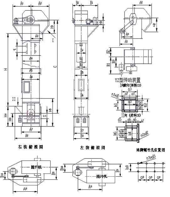 帶式斗式提升機